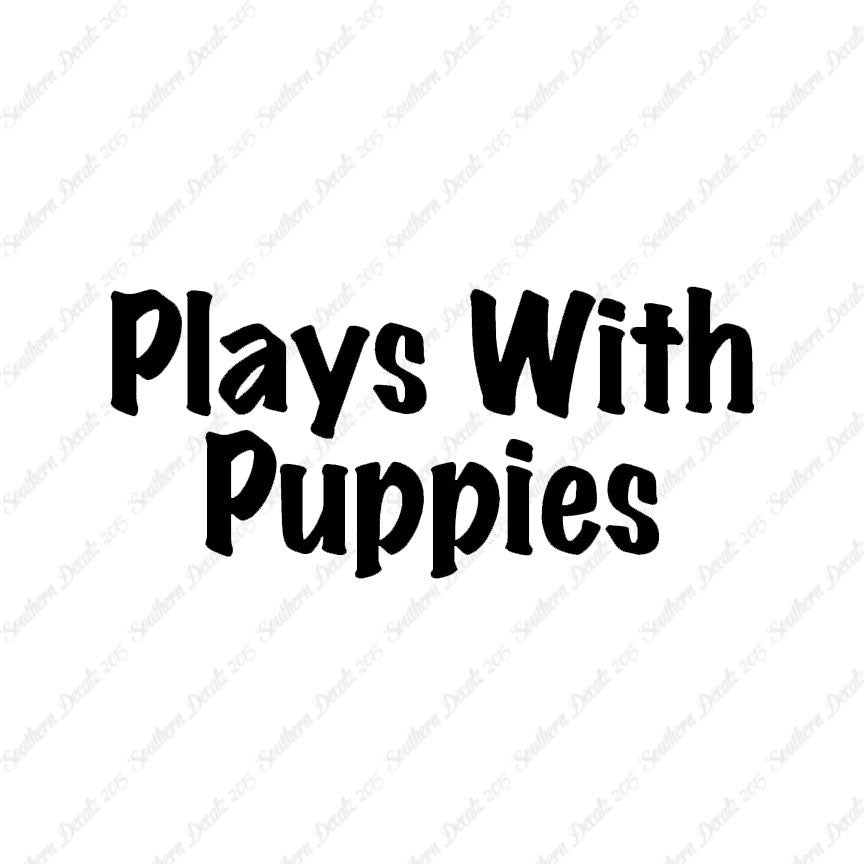Plays With Puppies