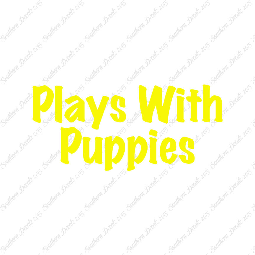 Plays With Puppies