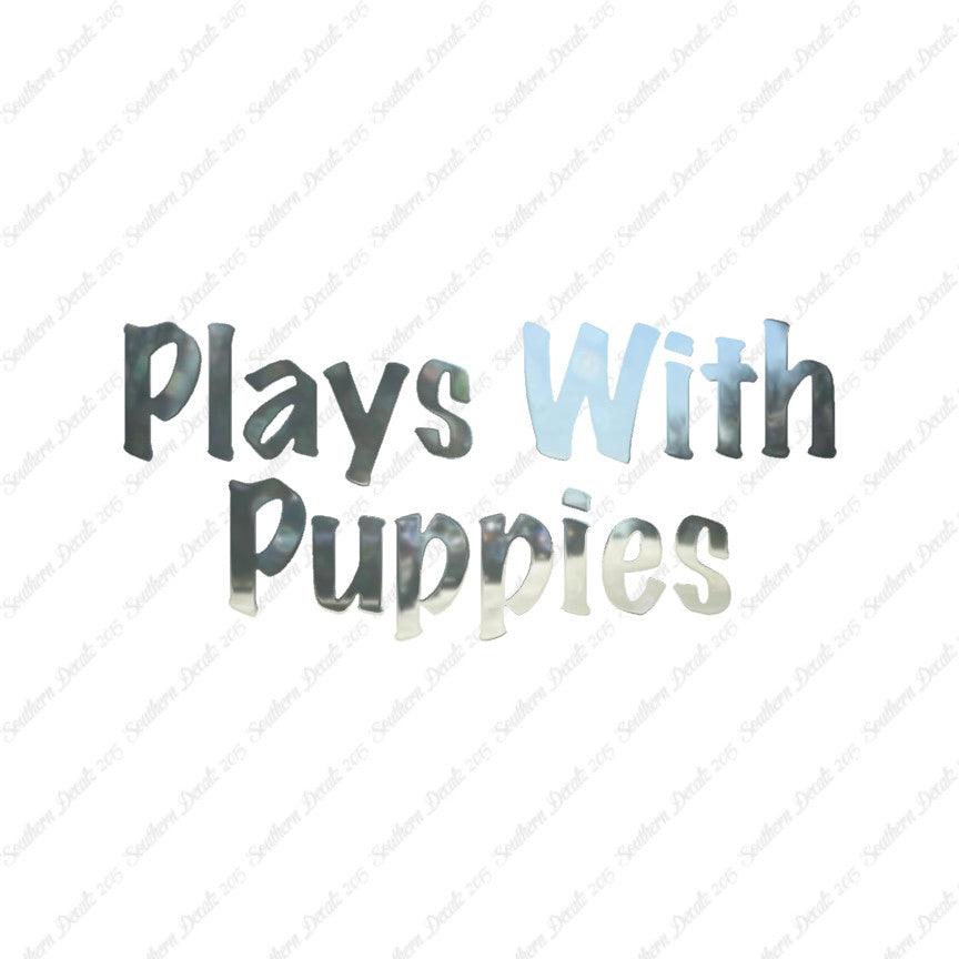 Plays With Puppies