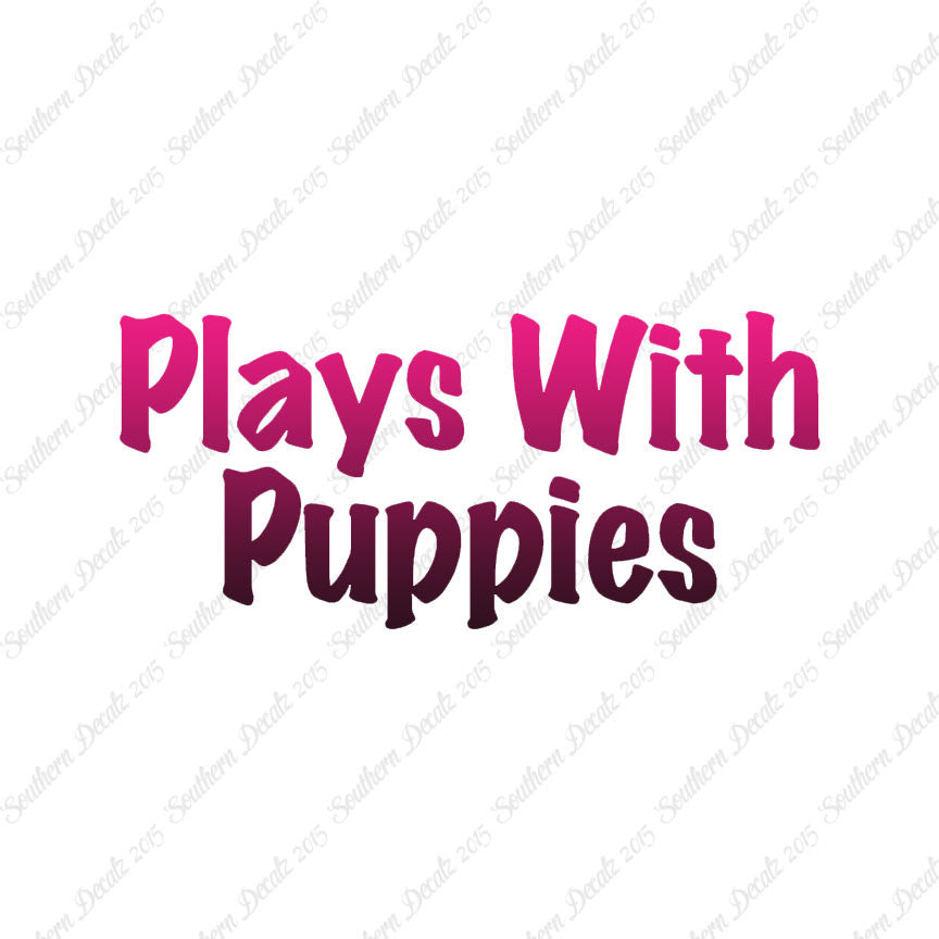 Plays With Puppies
