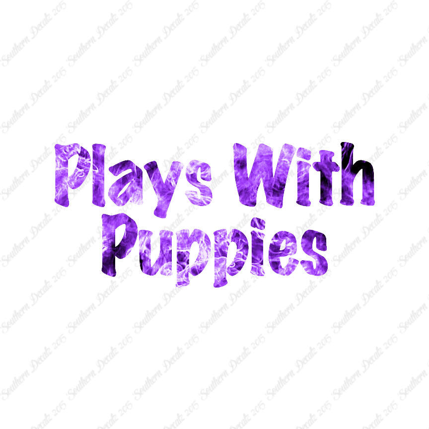 Plays With Puppies