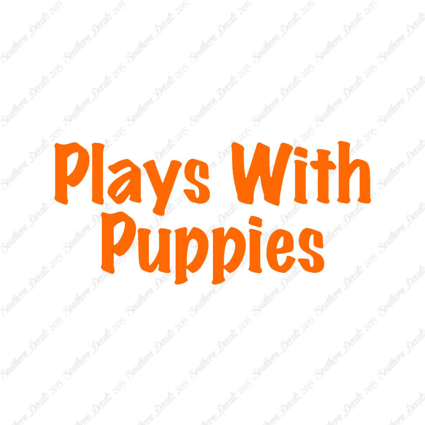 Plays With Puppies