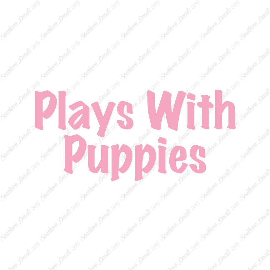 Plays With Puppies