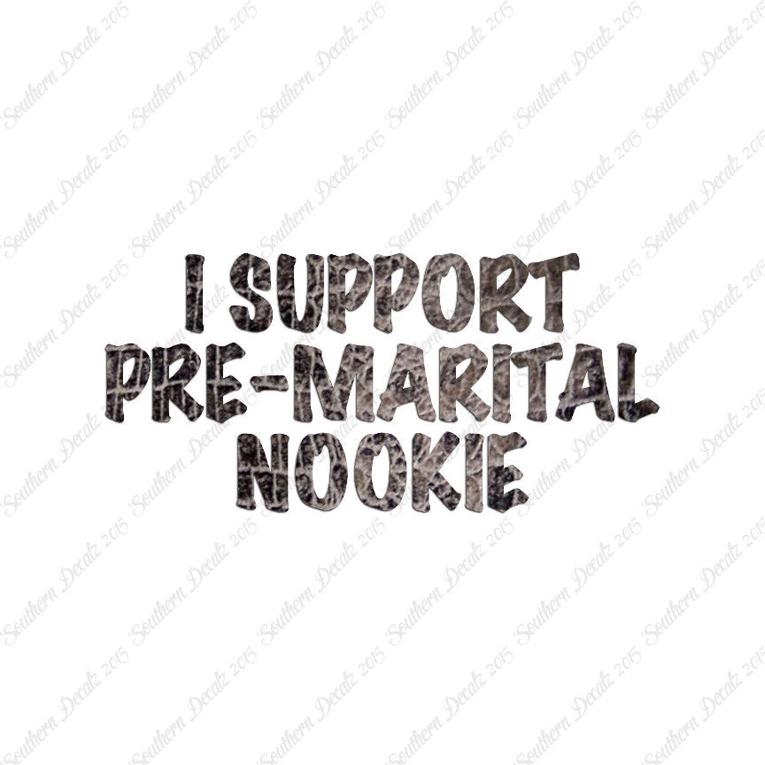 Support Pre Martial Nookie