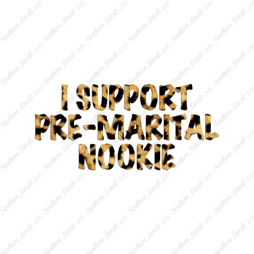Support Pre Martial Nookie