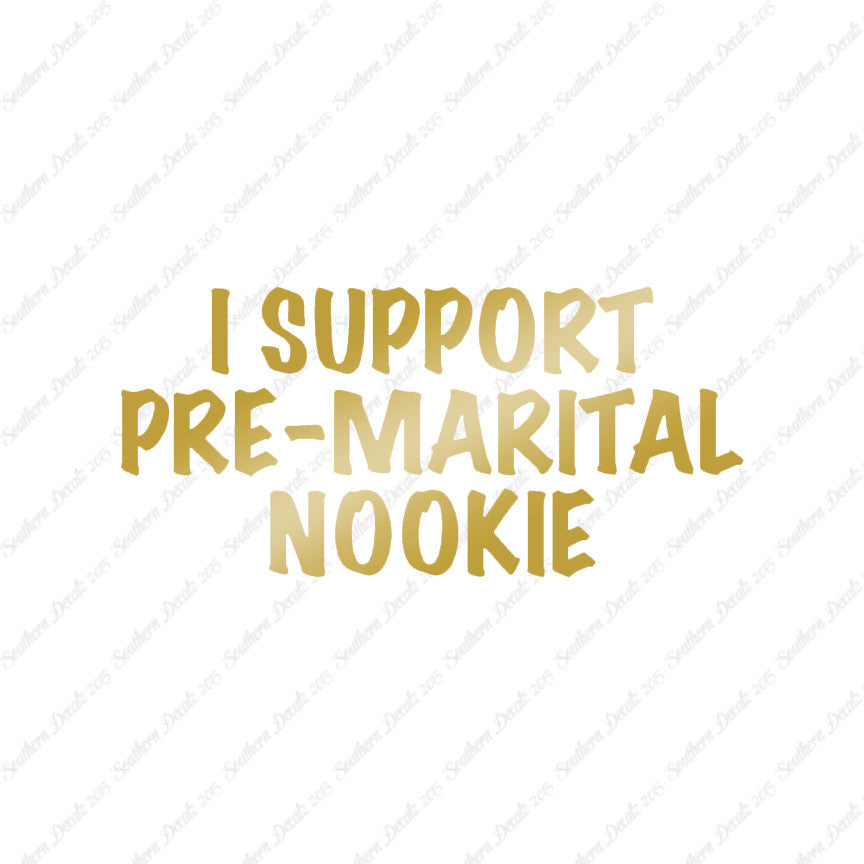 Support Pre Martial Nookie