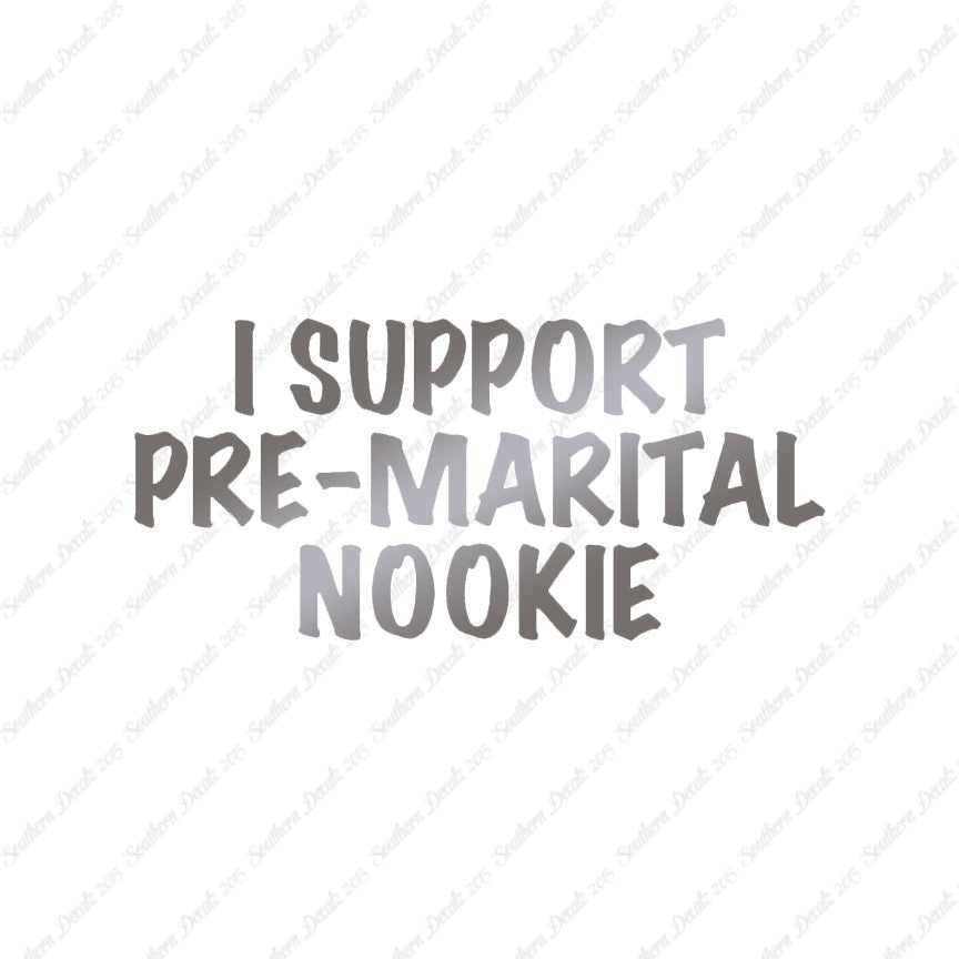 Support Pre Martial Nookie