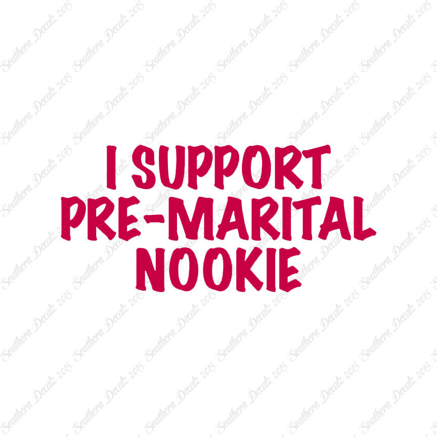 Support Pre Martial Nookie