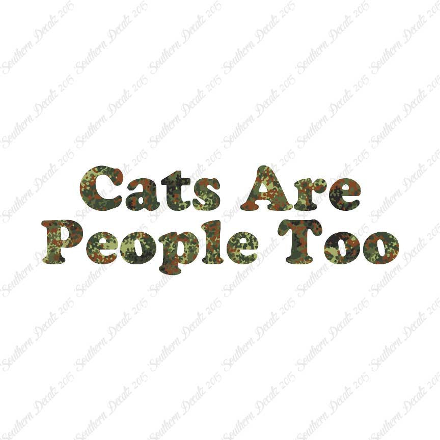 Cats Are People Too