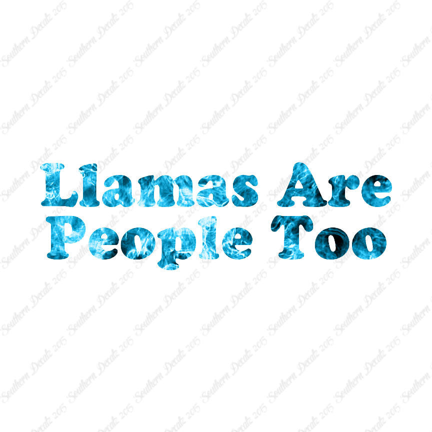 Llamas Are People Too