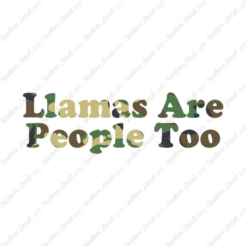Llamas Are People Too