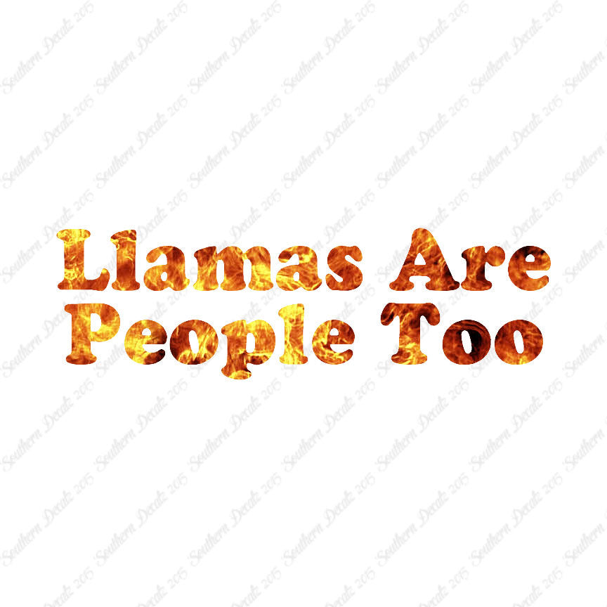 Llamas Are People Too