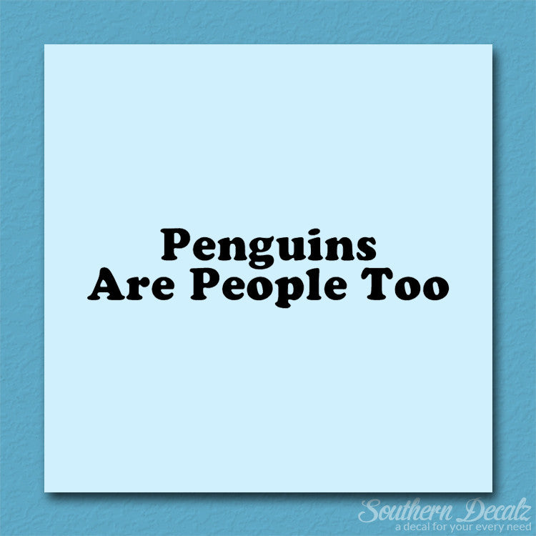 Penguins Are People Too