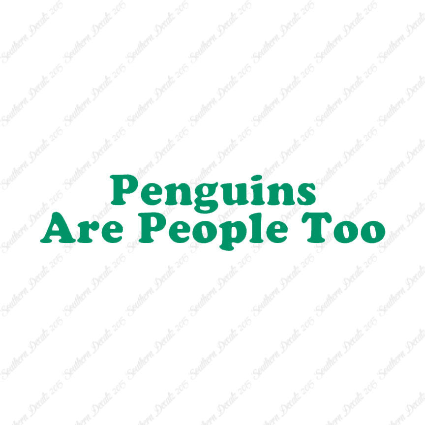 Penguins Are People Too