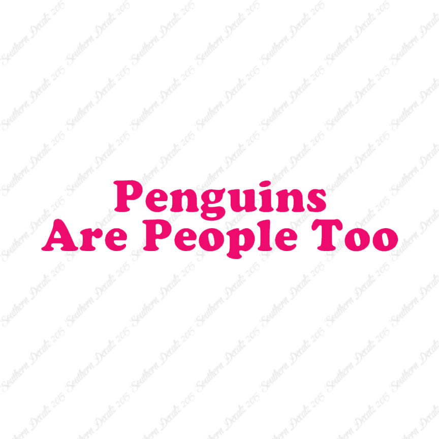 Penguins Are People Too