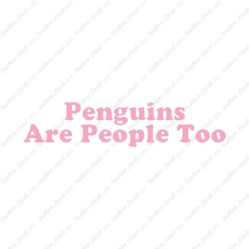 Penguins Are People Too