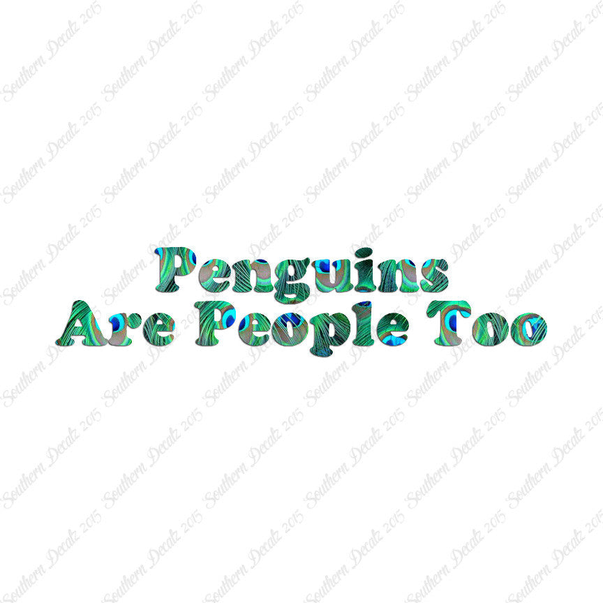 Penguins Are People Too