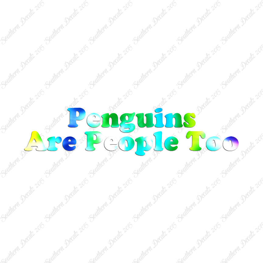 Penguins Are People Too