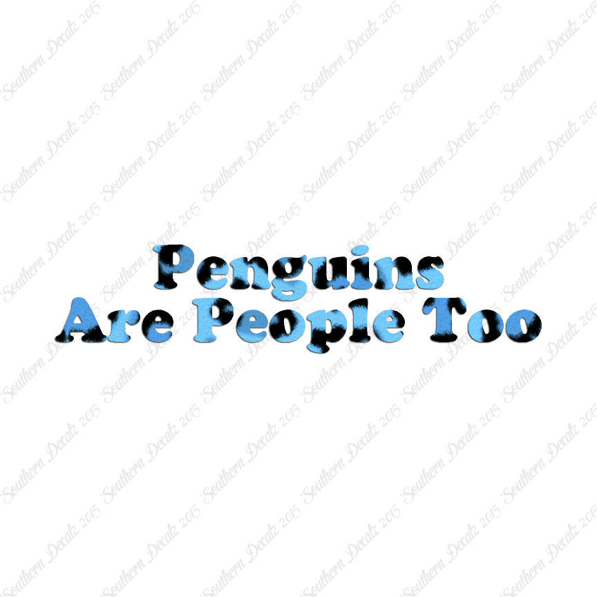 Penguins Are People Too