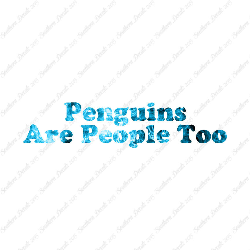 Penguins Are People Too