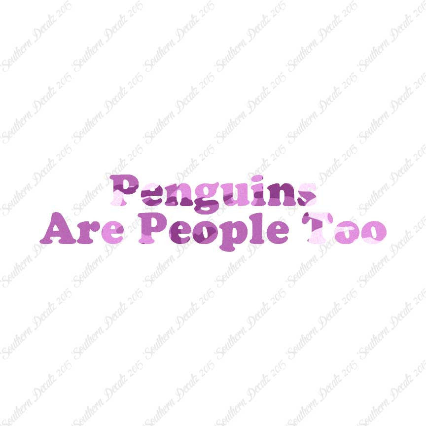 Penguins Are People Too