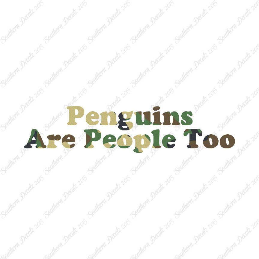 Penguins Are People Too