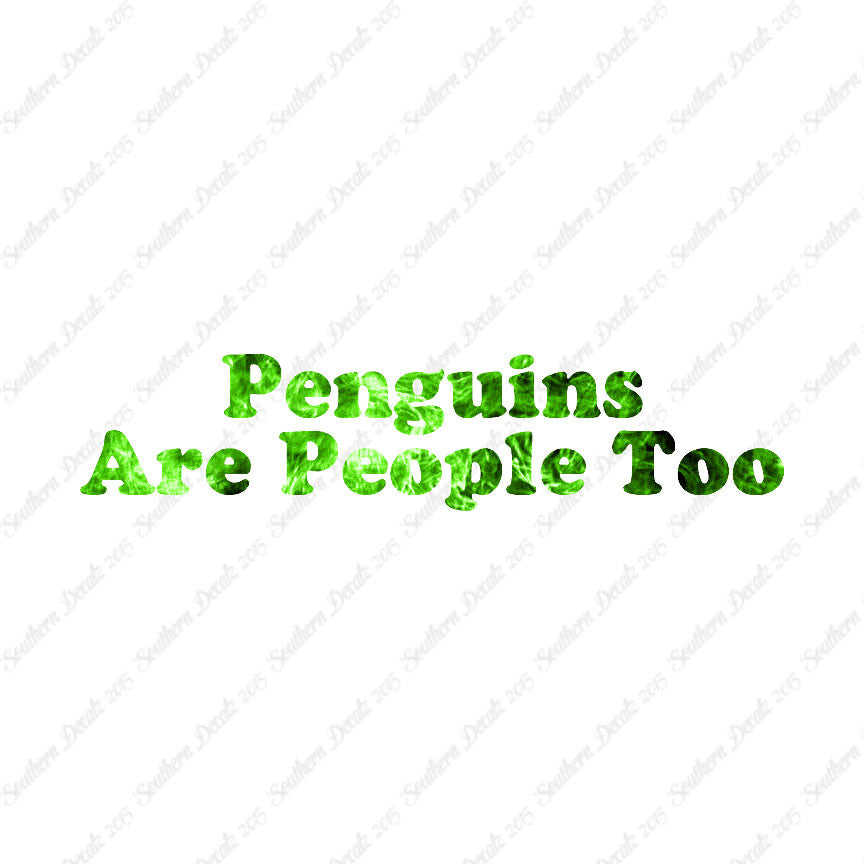 Penguins Are People Too