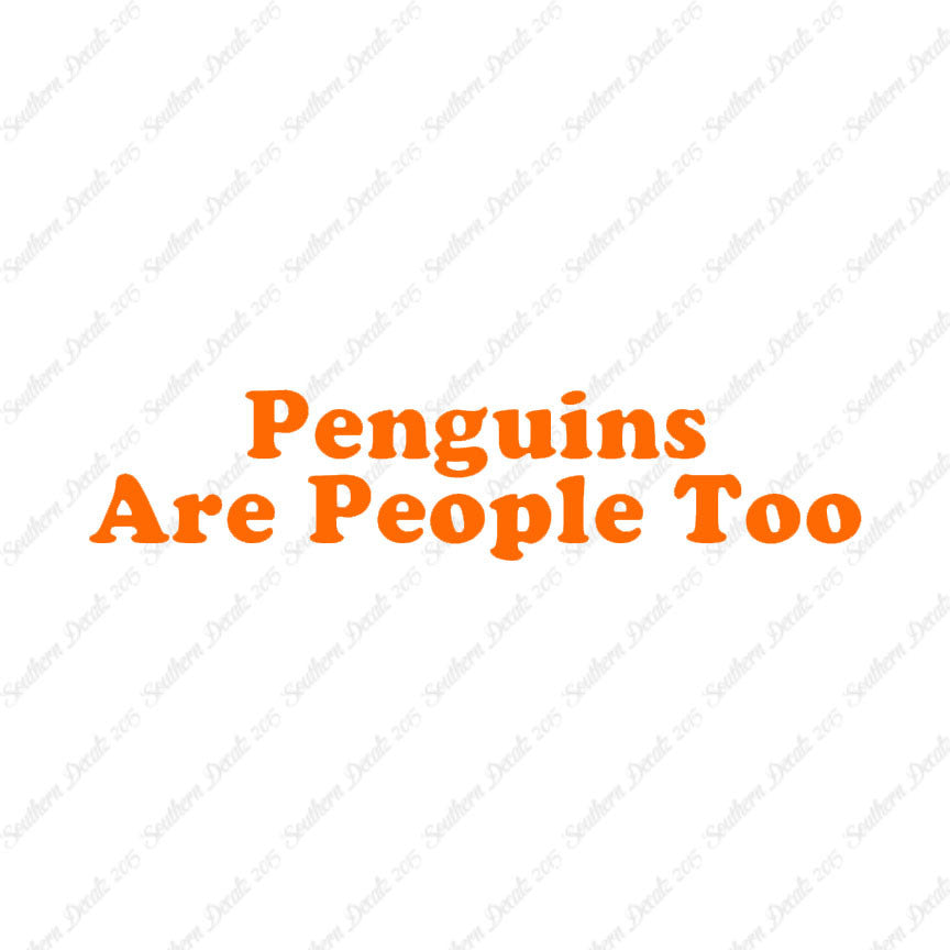 Penguins Are People Too