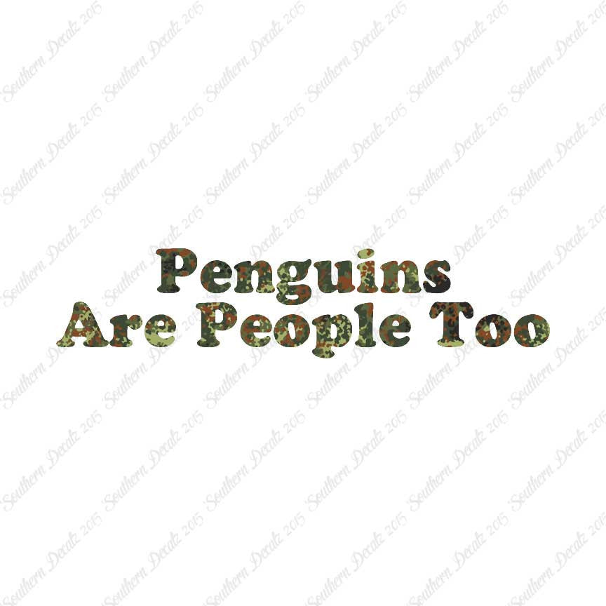 Penguins Are People Too