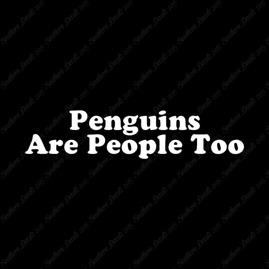 Penguins Are People Too
