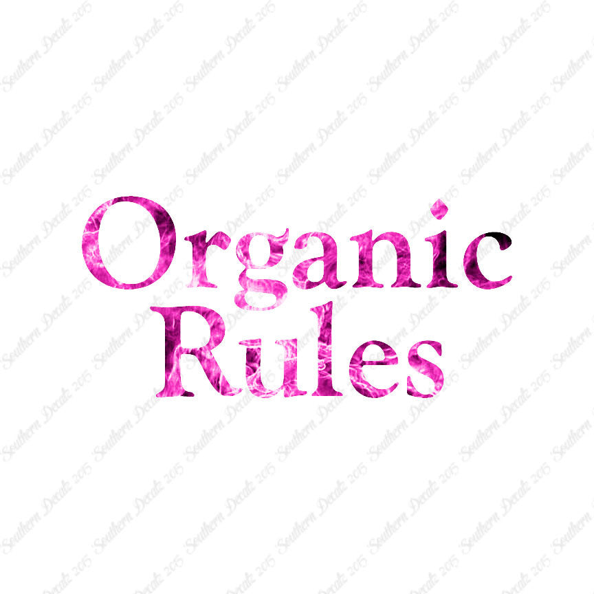 Organic Rules