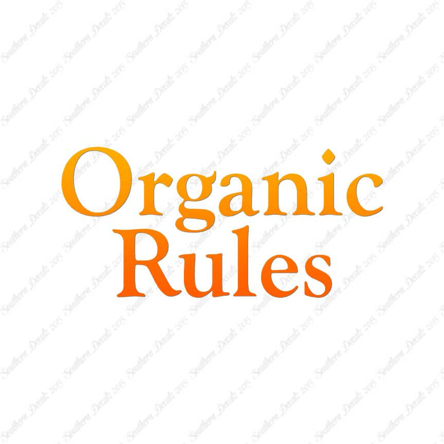 Organic Rules