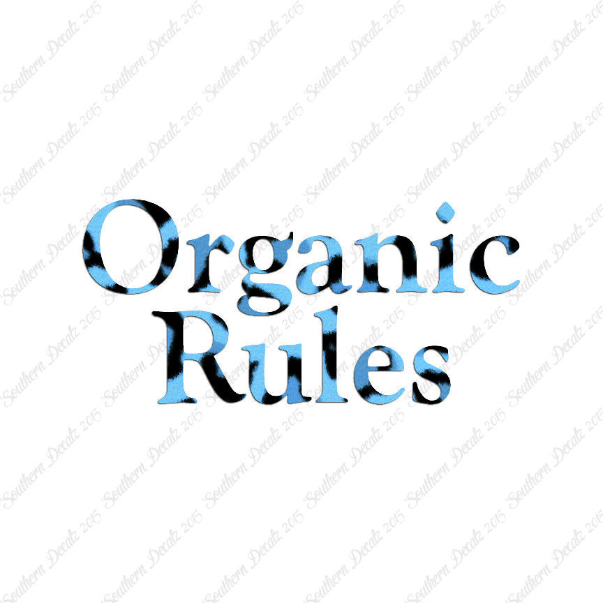 Organic Rules