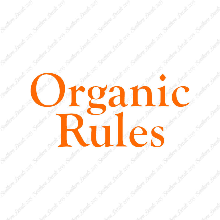 Organic Rules