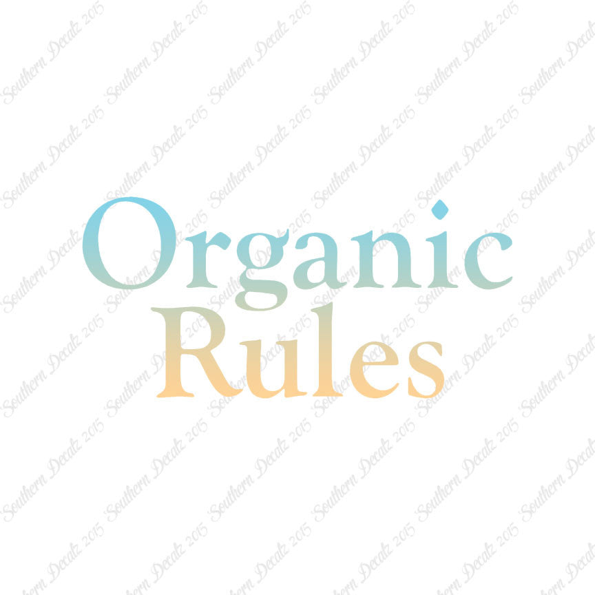 Organic Rules