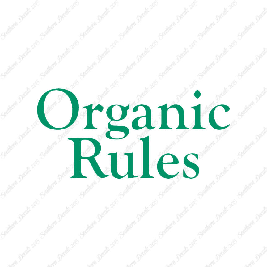 Organic Rules