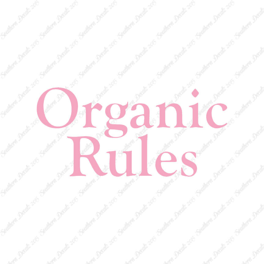 Organic Rules
