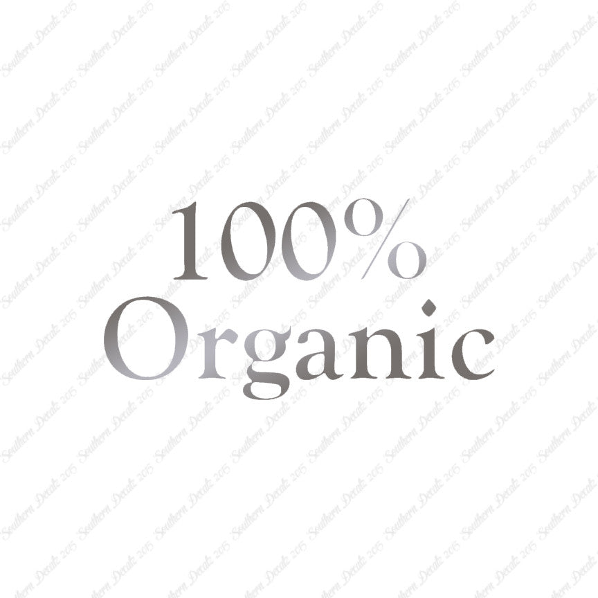 100% Organic