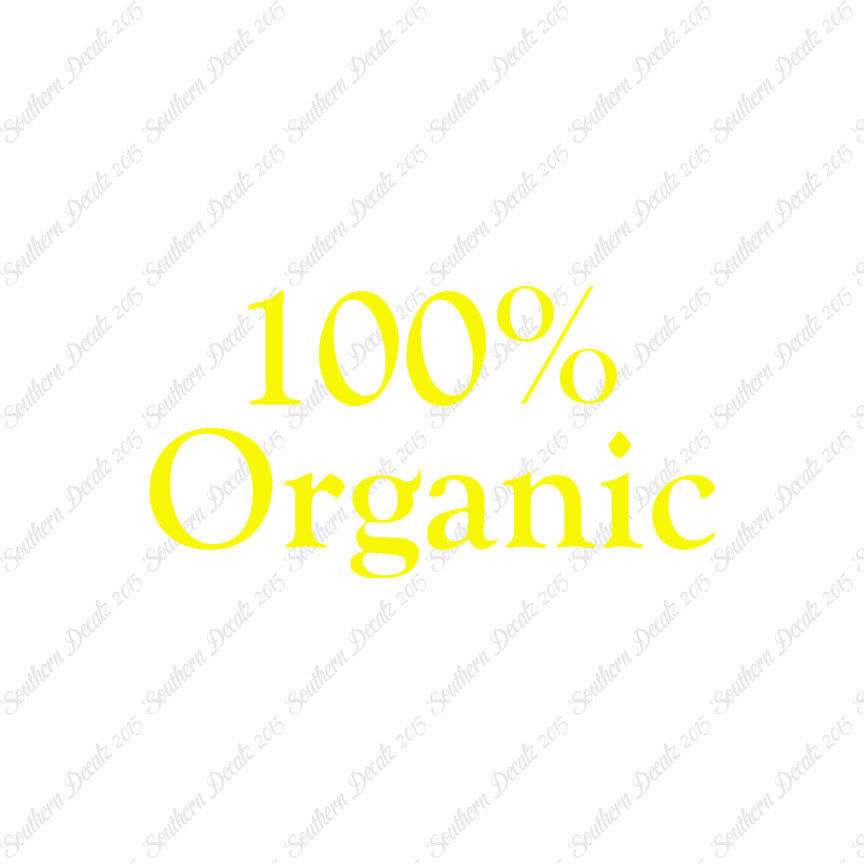 100% Organic