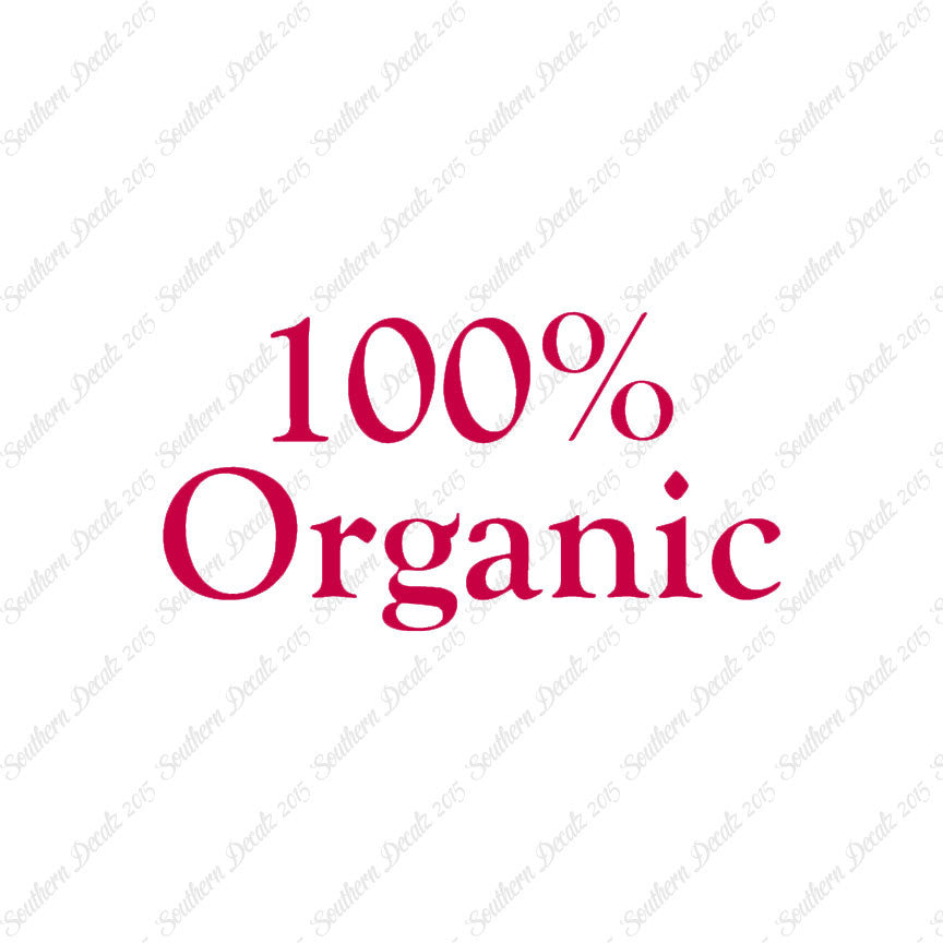100% Organic