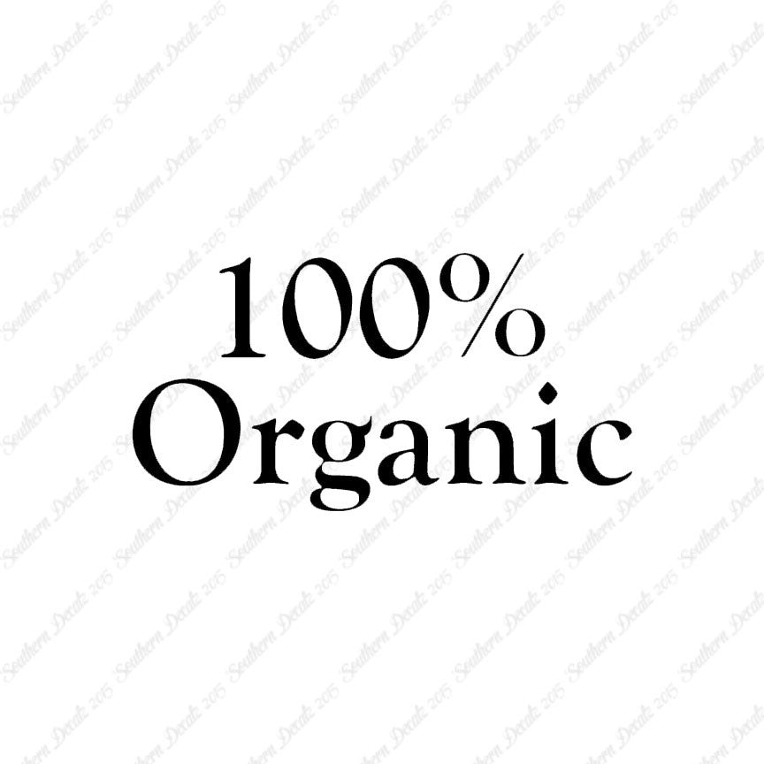 100% Organic