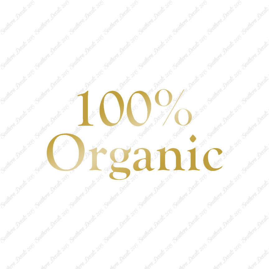 100% Organic