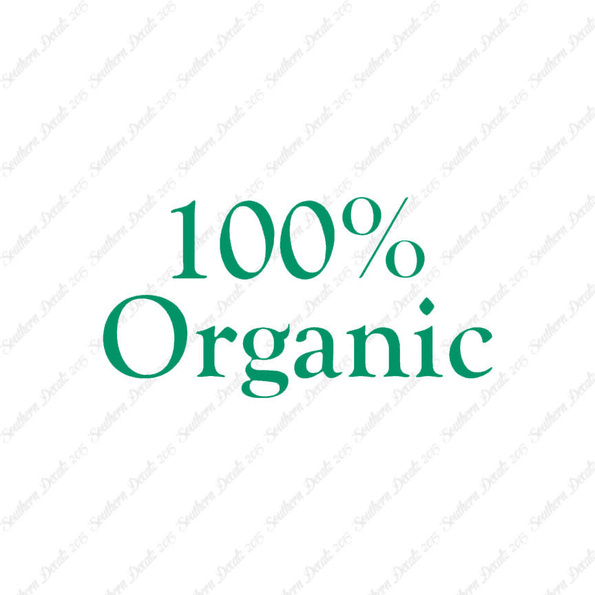 100% Organic