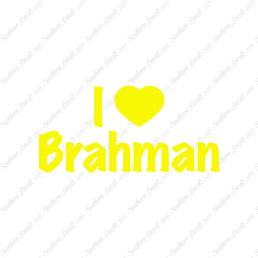 I Heart Brahman Love