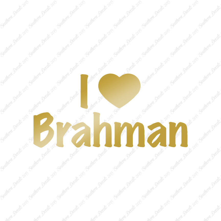 I Heart Brahman Love