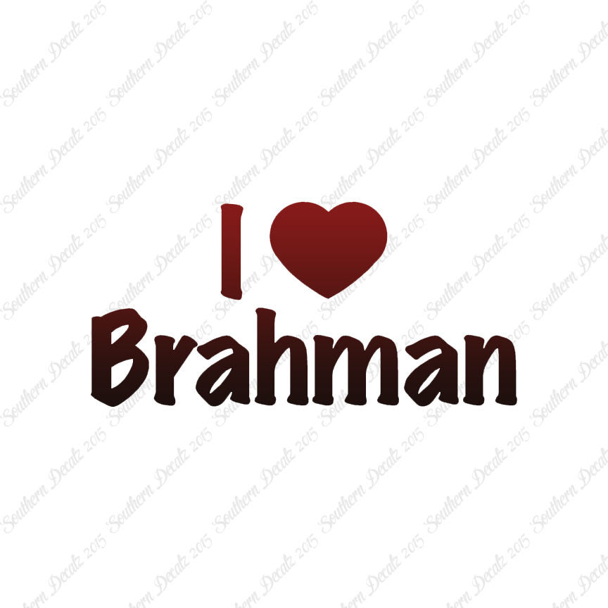 I Heart Brahman Love