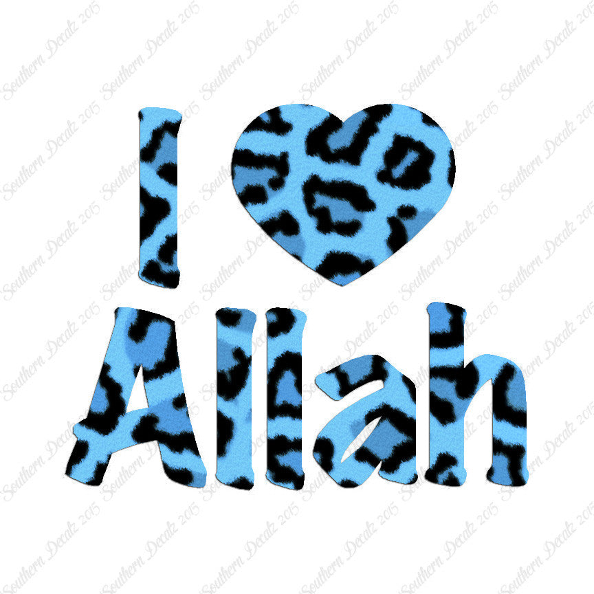I Love Allah Heart