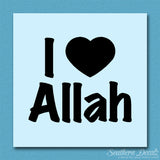 I Love Allah Heart