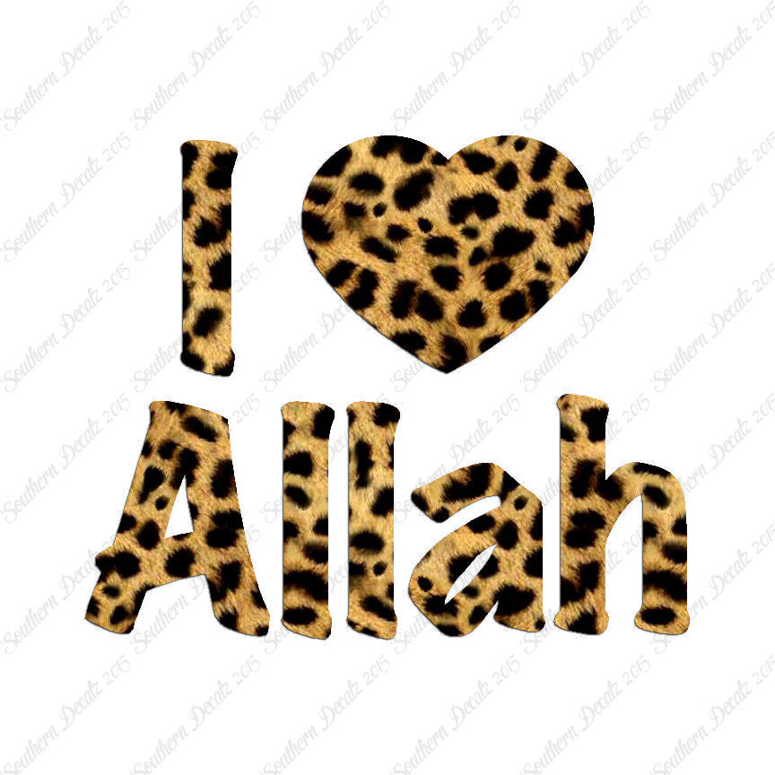 I Love Allah Heart
