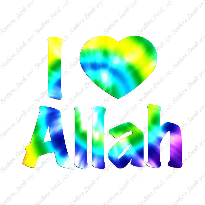 I Love Allah Heart